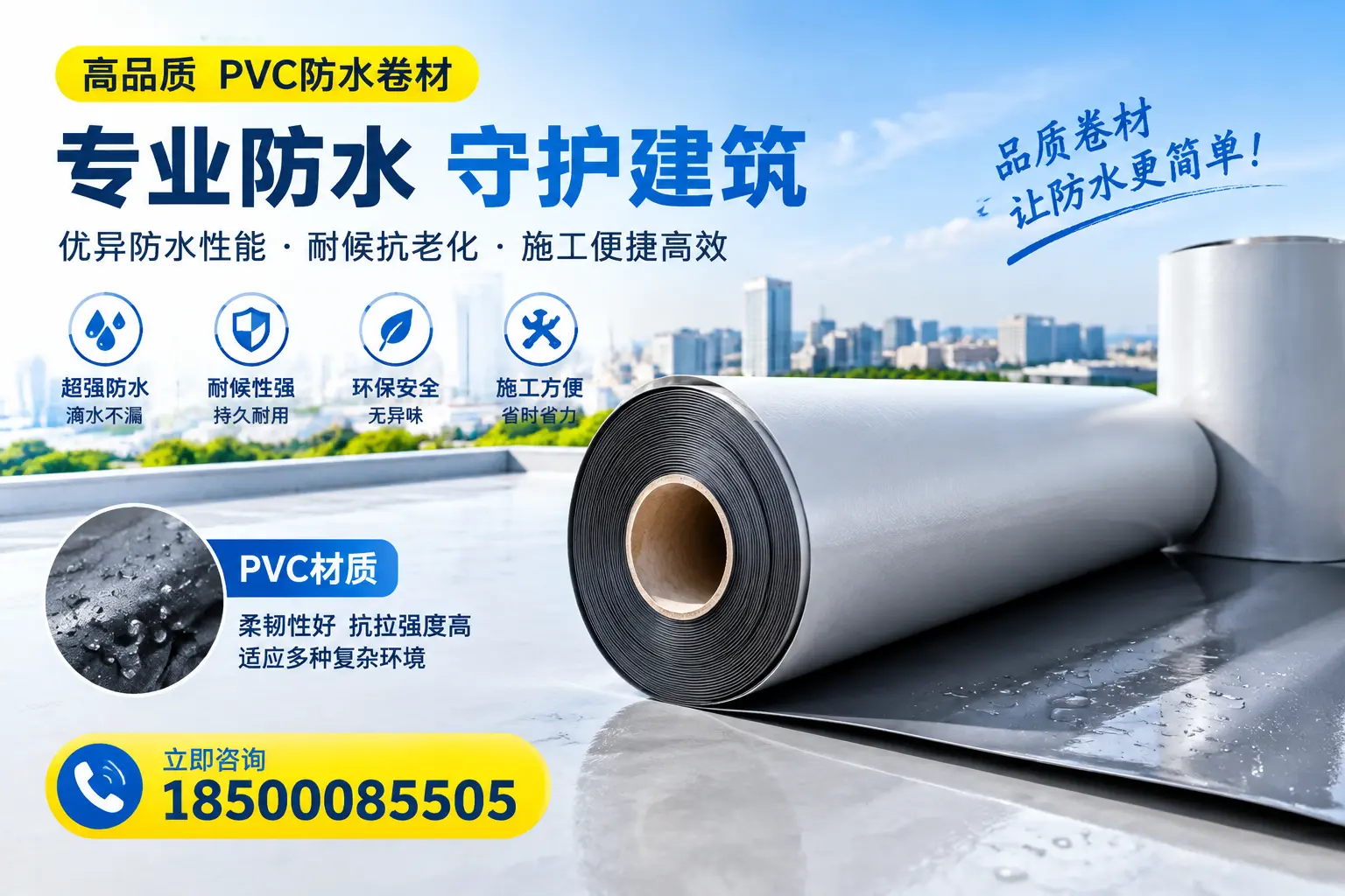 PVC防水卷材的安全性分析，吉林市居民需了解的知识